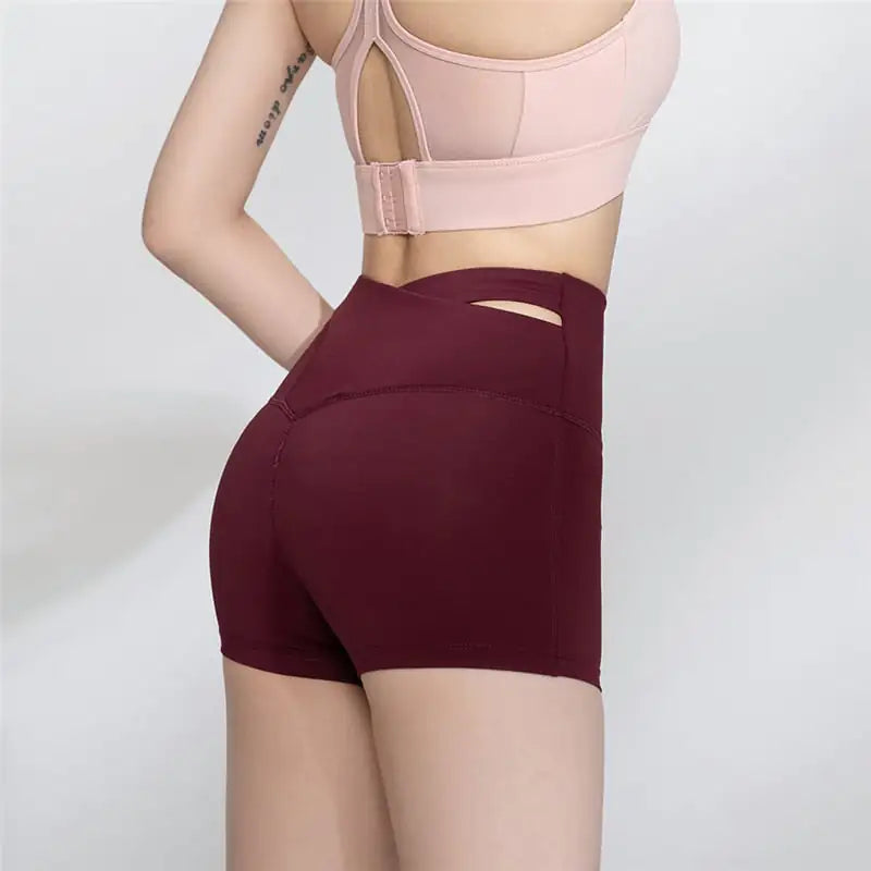 High Waist Breathable Sports Shorts for Women